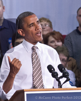 President Obama at a rally at the Iowa State Fairgrounds in Des Moines - may 2012