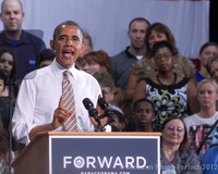 President Obama at a rally at the Iowa State Fairgrounds in Des Moines - may 2012