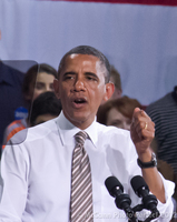 President Obama at a rally at the Iowa State Fairgrounds in Des Moines - may 2012